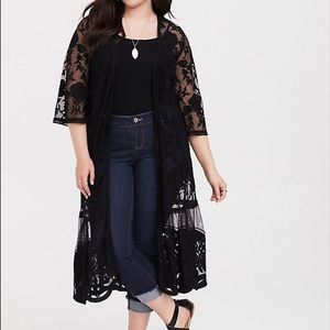 Torrid lace kimono